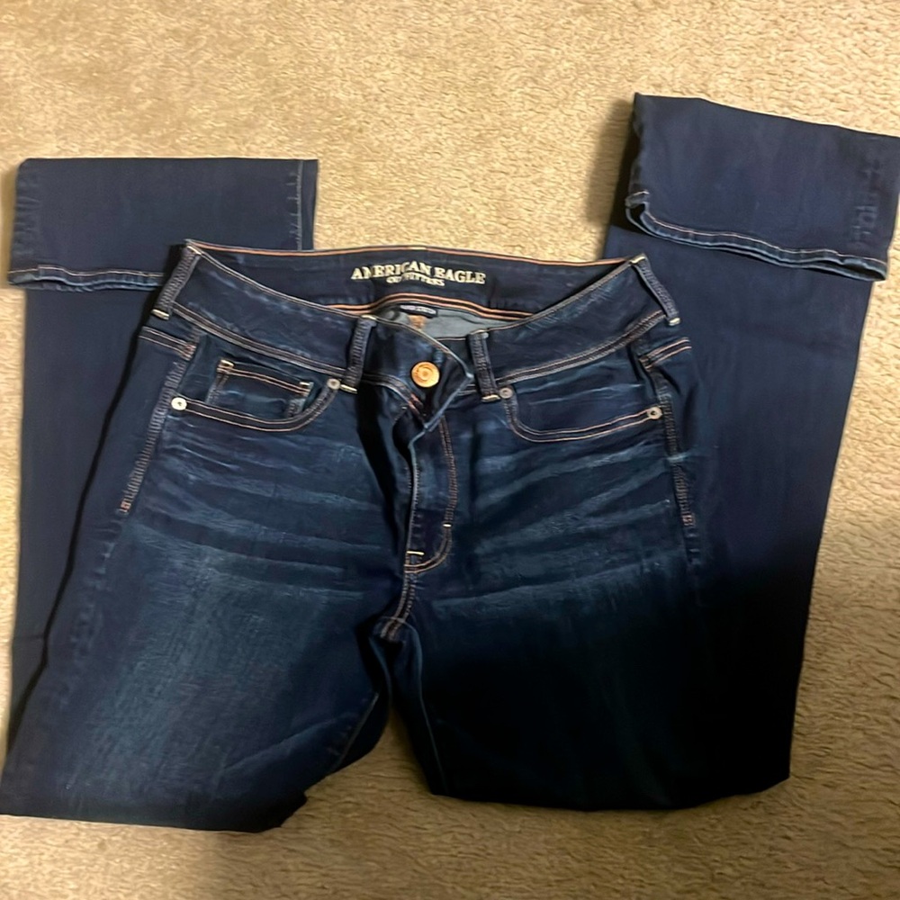 American Eagle Super Stretch Women’s Blue Jeans Size 12 X-Long